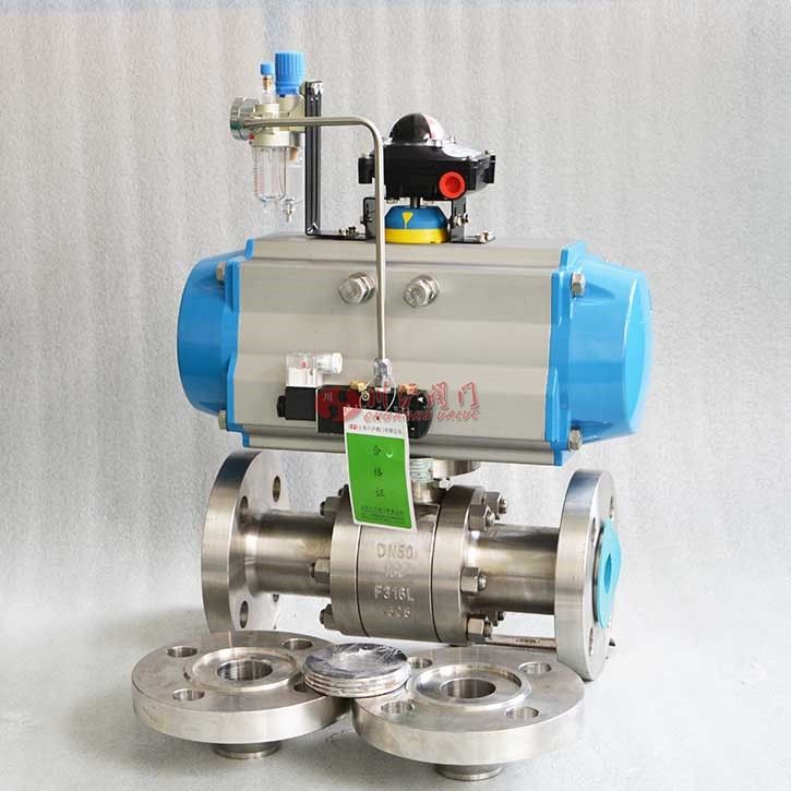 氣動高壓球閥實(shí)物圖